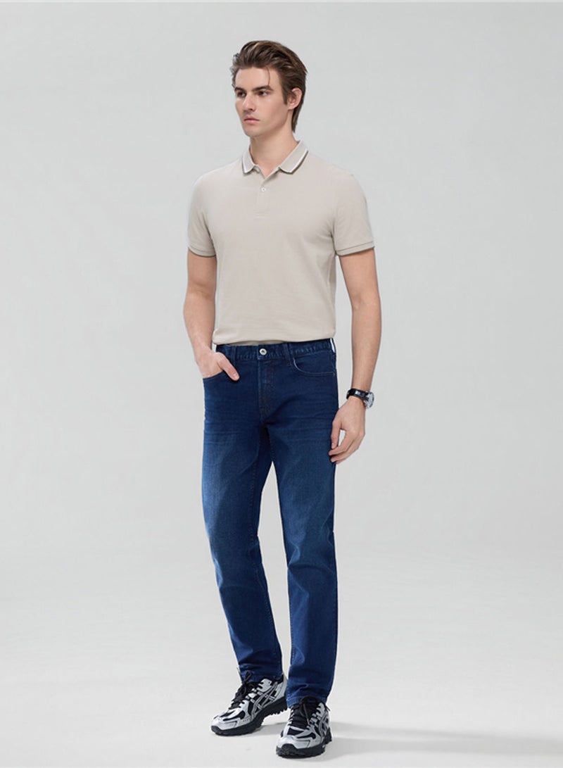 GIORDANO Men’s Skinny Taper Stretch Denim Jeans - Image 2